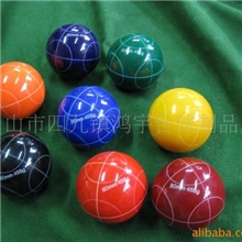 厂家直销各种直径做工完美精细树脂材质的草地球(Bocce)