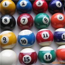 厂家直销高品质的台球子（桌球子）台球用品,台球子等台球配件