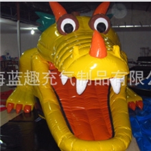 充气城堡蹦床系类充气通道鳄鱼来了儿童蹦床产品