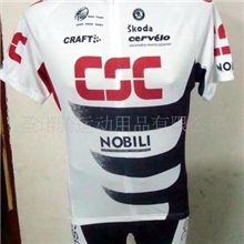 供应订做短袖袖csc车队版骑行服,袖套,夏季服装