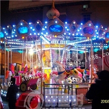 供应豪华转马郑州市金狮王游乐设备公司豪华转马