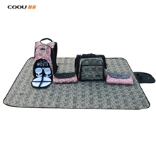 酷游新款户外手提折叠便携式多用途牛津防水防潮垫地席野餐垫