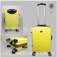 厂家直销密码锁行李箱ABS+PC拉杆箱万向轮时尚旅行登机箱批发