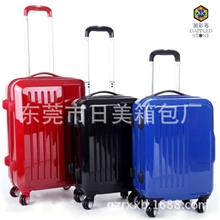 【阿里诚信abs+拉杆箱厂家】万向轮时尚行李箱低价促销