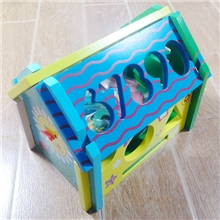 木制玩具智慧拆装屋积木