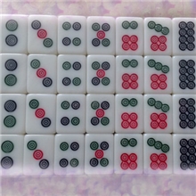 40#手洗双色麻将