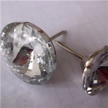 带钉软包水晶扣【25mm卫星钻】高档家具水晶纽扣