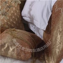 靠垫套/床尾巾酒店宾馆靠垫套/床尾巾定制批发红金顶厂家直销