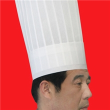 2013年一次性无纺布植物纤维纸质厨师帽可印logo厂家批发生产