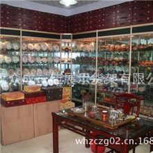 厂家直销茶具精品展示柜茶叶木制展示柜木质货架