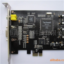 (厂家直销)PCIEFULLD1高清晰8路D1全实时视频监控采集卡