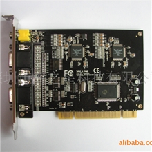 (厂家直销)D1高清晰16路视频8路音频安防监控采集卡特价销售