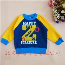 特价直销北京卡蒙西松屋外贸原单拉绒/加绒童卫衣官网正品