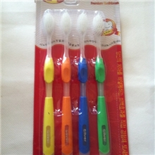 牙刷批发大圆头高档韩版纳米四只装竹炭牙刷【月销50万】15克