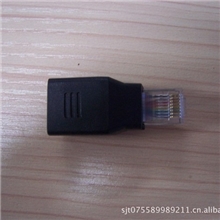 RJ45公对母转接头