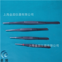 不锈钢镊子180mm圆头辅料镊子实验用镊子18CM