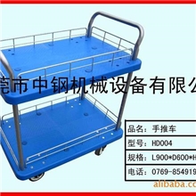 二层平板手推车批发，优质二层静音手推车