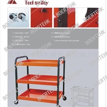 三层移动工具车特价，最新优惠三层式工具柜，出口工具车