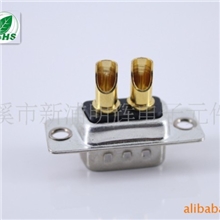 混装连接器2W2焊线式D-SUB电源插头