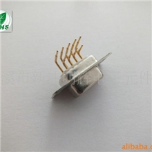 低价促销车针连接器DB头9P90度弯头PCB用9孔