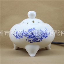 赠品礼品可定时调温电子陶瓷沉香炉