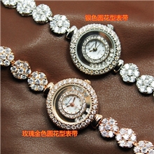 正品erinena时尚防水手表走珠表女士水钻表女表手链表韩版时装表