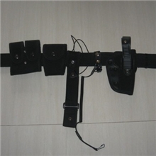 黑白皮质腰带多功能腰带九大件套执勤战术外腰带武装腰带
