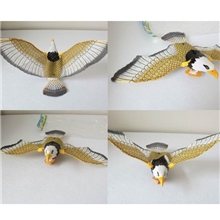 工厂直销劲量飞鹰电动飞鹰飞鸟不带声光吊线飞鹰地摊热卖玩具