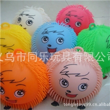 供应毛毛球，喜洋洋毛毛球，愤怒的小鸟3款动物毛毛球，充气玩具