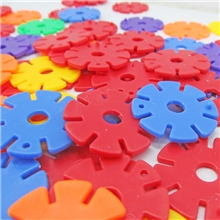 雪花片拼插积木儿童益智玩具加厚环保幼儿园桌面玩具早教