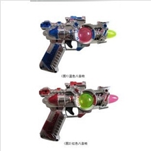 八音枪电动玩具枪带闪光地摊玩具小孩玩具枪带音乐