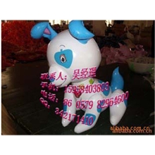 供应大量PVC可爱草莓狗玩具厂家直销各类充气玩具品质保证