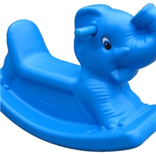 加厚装连体组装型儿童塑料摇摇马儿童玩具动物小木马小象