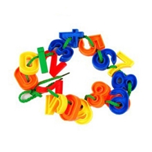 批发数字穿线串珠塑料积木儿童益智玩具幼儿园玩具教具