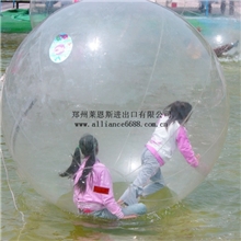儿童充气透明球水上充气步行球tpu透明球水上运动滚筒球