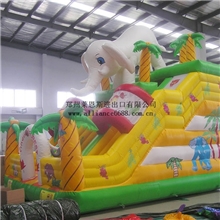 厂家供应儿童充气组合滑梯大型充气滑梯玩具pvc充气玩具