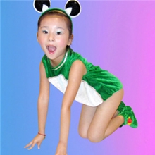 特价儿童表演服过家家服装动物表演服小青蛙衣服演出衣服