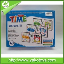 供应时间学习拼图，益智拼图，DIY拼图，开发智力玩具