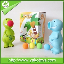 供应恐龙搪胶射EVA球，恐龙玩具，亲子互动游戏，益智玩具