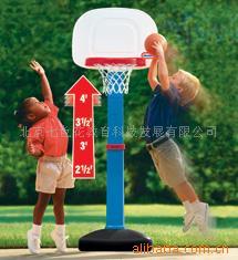 美国小泰克littletikes进口幼儿运动玩具-小型篮球架