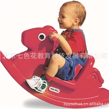 美国小泰克littletikes进口摇滚及翘翘板玩具&mdash;摇滚马（红色）