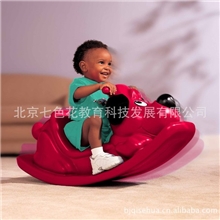 美国小泰克littletikes进口摇滚及翘翘板玩具&mdash;摇滚狗（红）