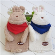 1000ML外贸原单正品LeSucre太子兔立体砂糖兔热水袋暖水袋2色