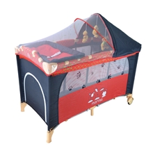 【厂家直销】婴儿床批发双层布艺床宝宝床带玩具儿童床游戏床