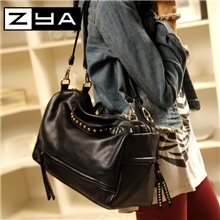韩版女包代销pu手提单肩斜跨一件代发柳钉丁包热卖女包纯色大