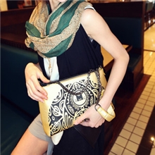 包包2013新款包邮复古风印花信封包斜挎单肩包潮女包夏季链条包