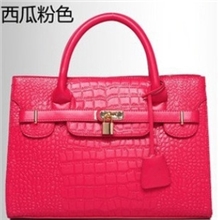 2013新款欧美大牌时尚亮光潮包鳄鱼纹手提包斜跨包女包批发3034