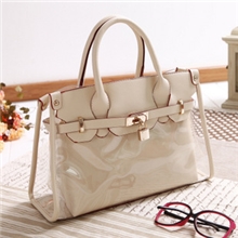 2013新款糖果色漆皮女包韩版果冻潮女包透明手提包包广州女包批发