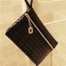 花心小铺*2012春季新款欧美复古编织零钱包手拿包女包包批发