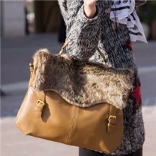 2013冬季新款兔毛包韩版女包手提包欧美复古单肩斜跨包毛毛包